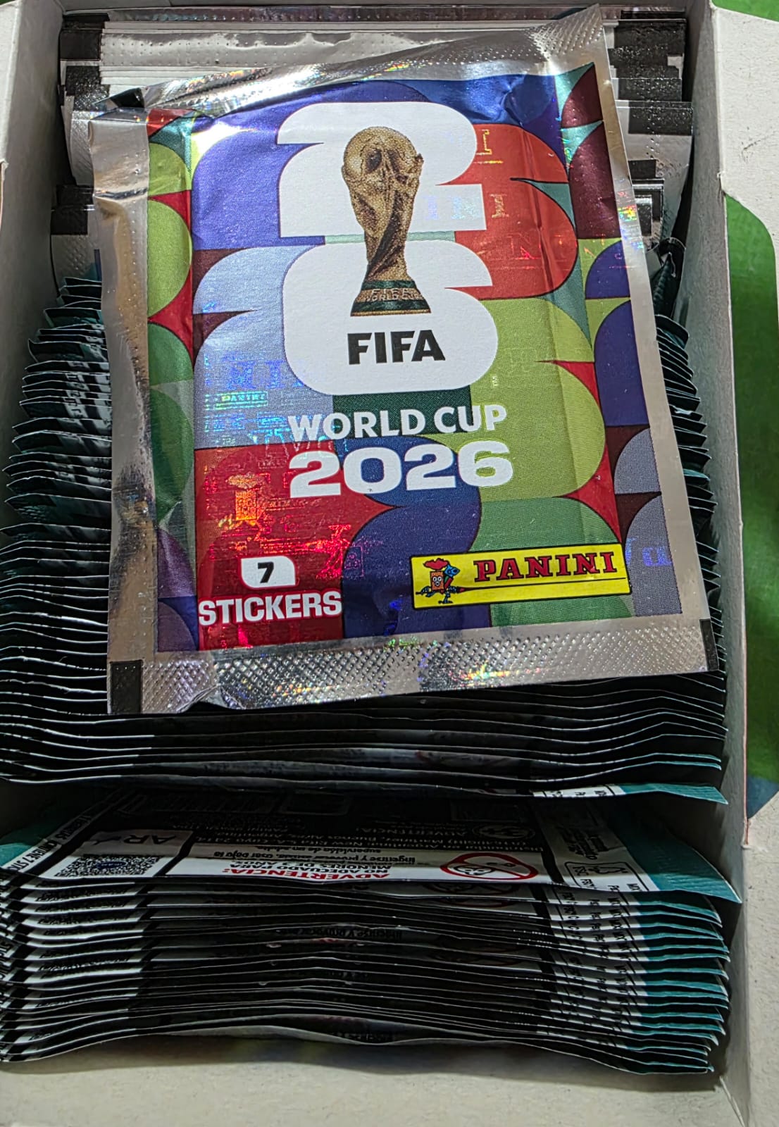 Sobre figurita Panini Mundial 2026