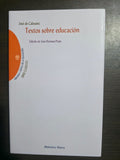 Textos sobre educación - Biblioteca nueva