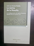 La norma de la filosofía - Biblioteca nueva