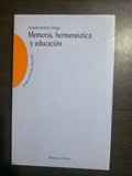 Memoria, hermenéutica y educación